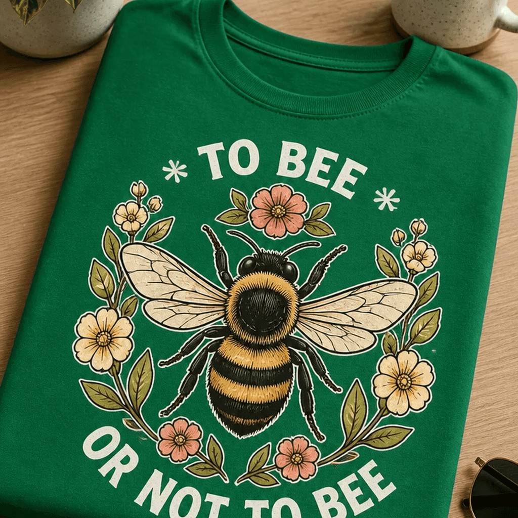 Majica za ljubitelje besednih iger to bee or not to bee