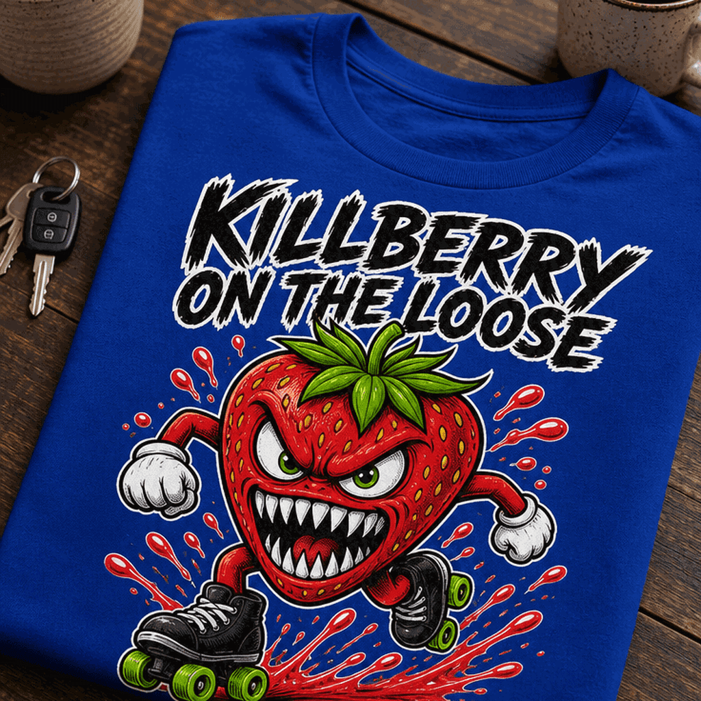 Majica za ljubitelje črnega humorja - Killberry on the loose