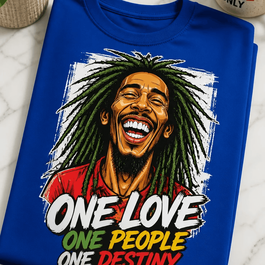 Majica za ljubitelje karikatur - nasmejan rastafarijan
