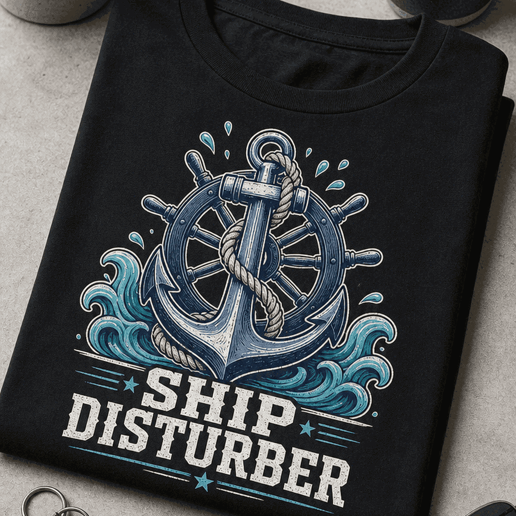Majica za ljubitelje morskega humorja - Ship disturber