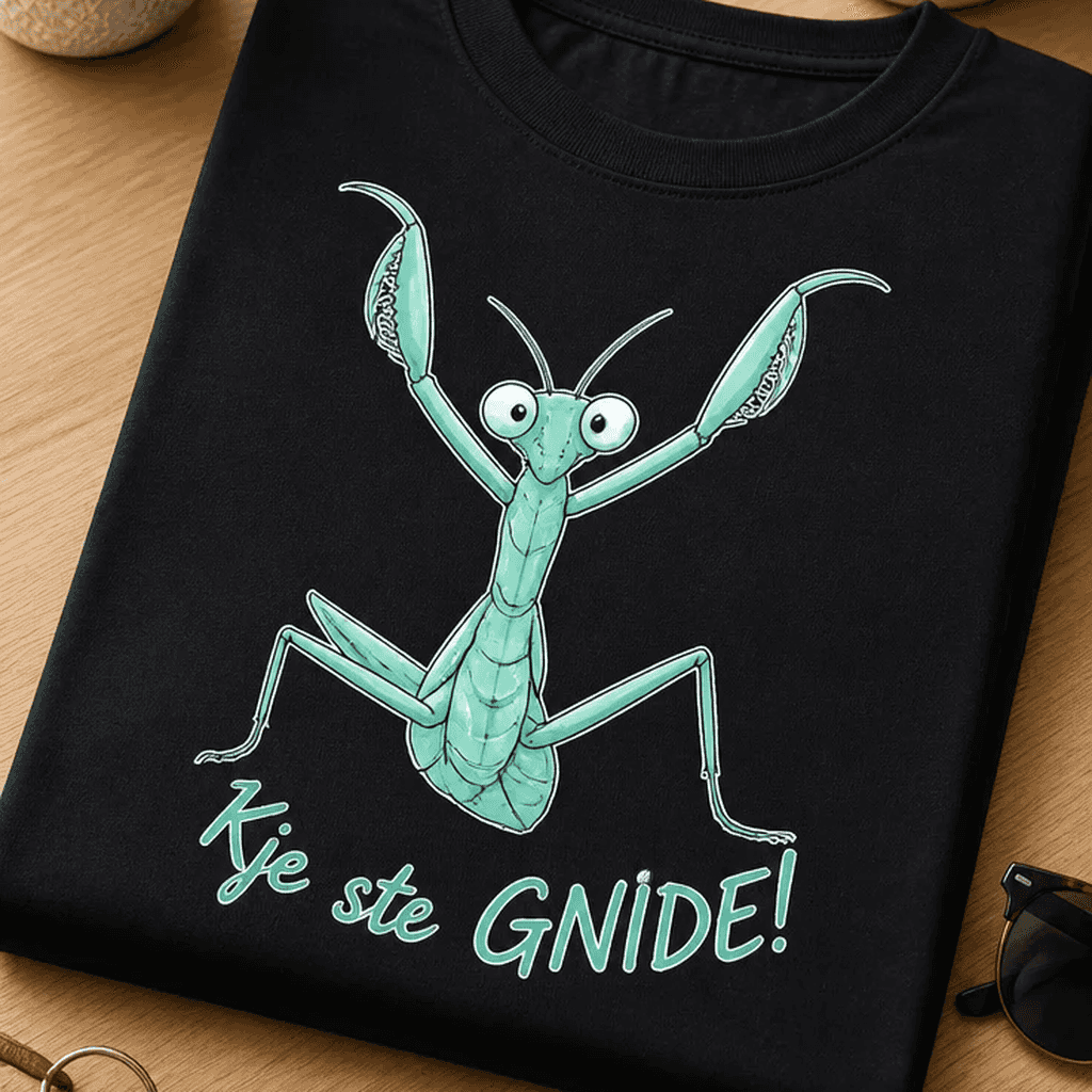 Majica za ljubitelje suhega humorja - Kje ste GNIDE!