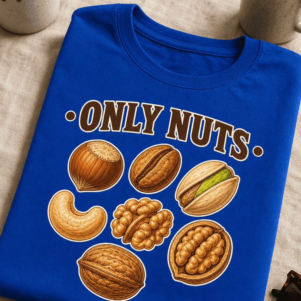 Majica za ljubitelje suhega humorja - Only nuts