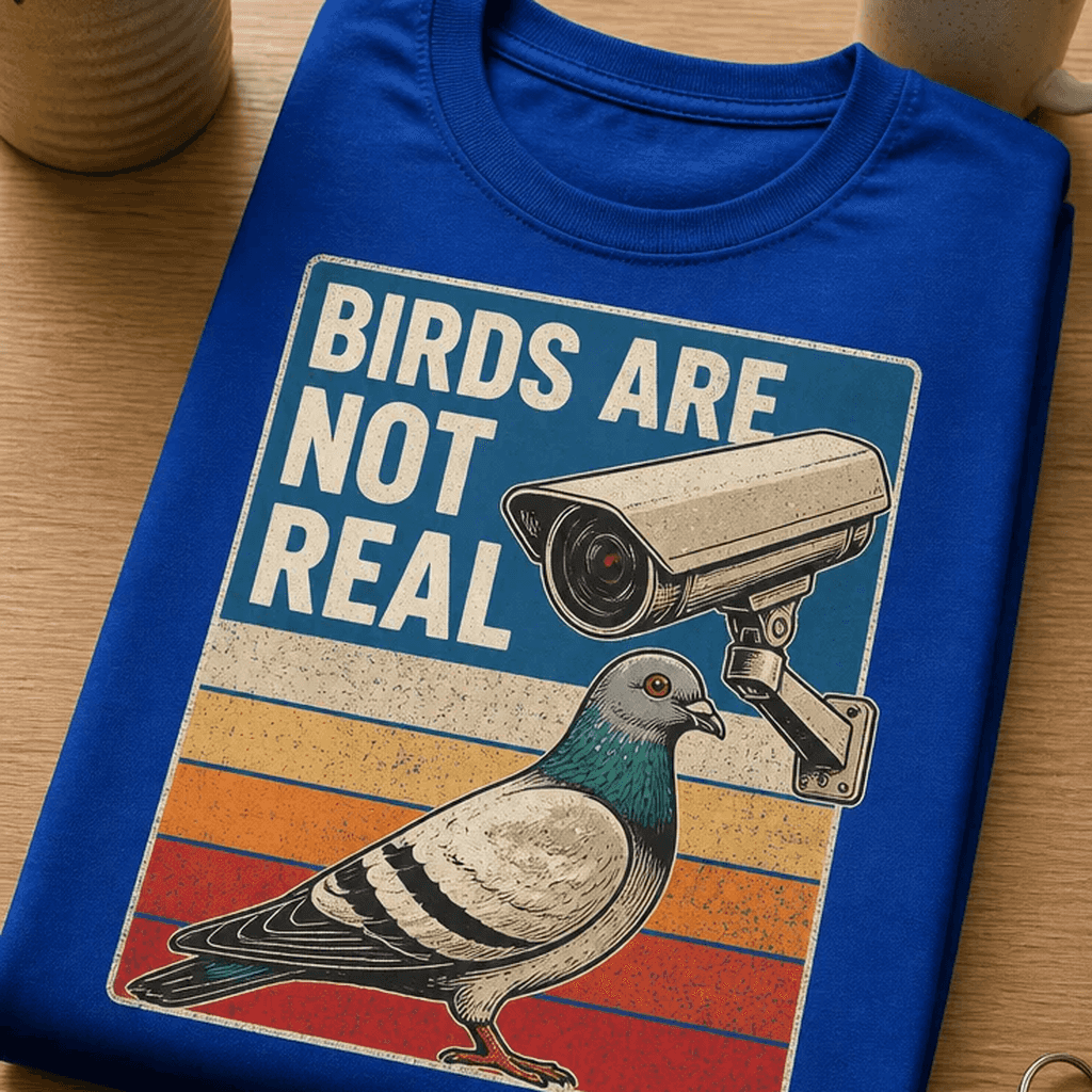 Majica za ljubitelje teorij zarote - BIRDS ARE NOT REAL