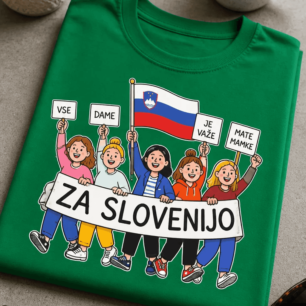 Majica vse dame je vaše, mame za Slovenijo
