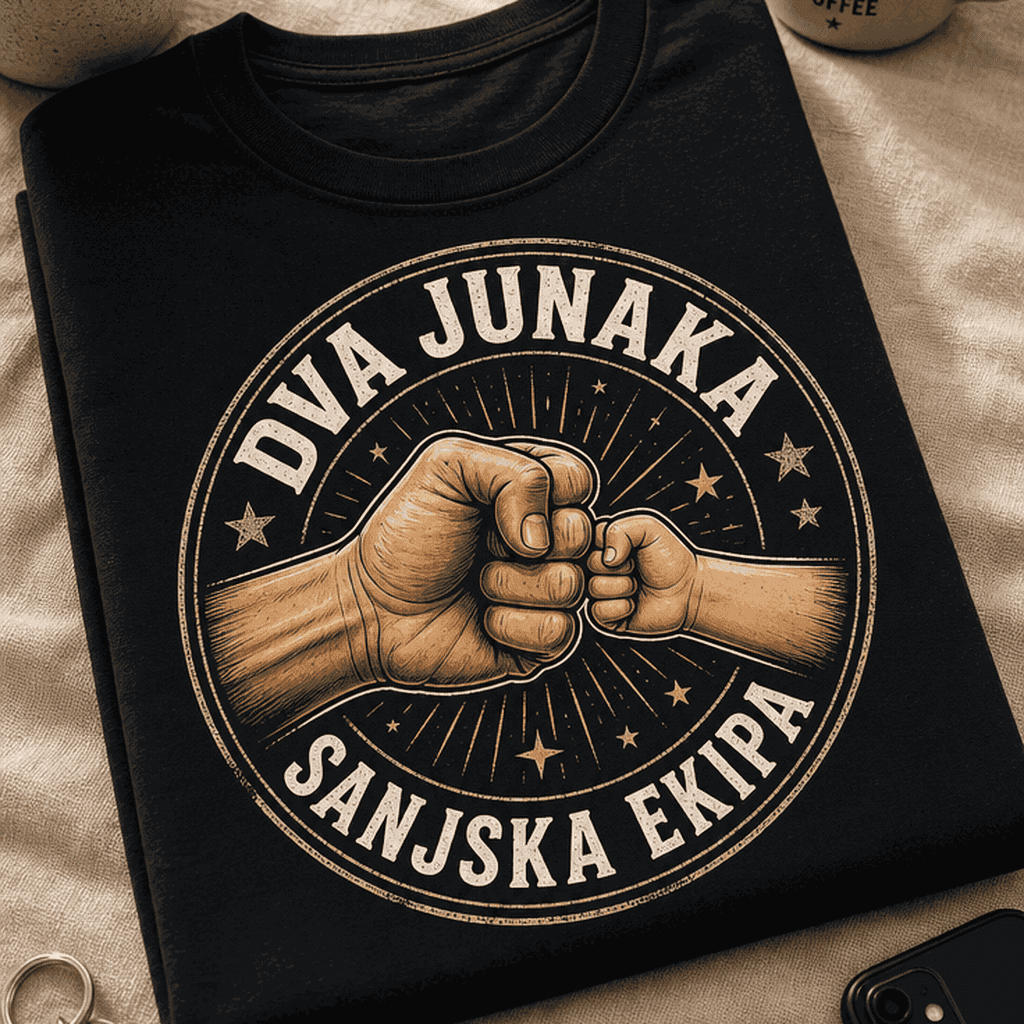 Majica za očeta in sina - Dva junaka, sanjska ekipa