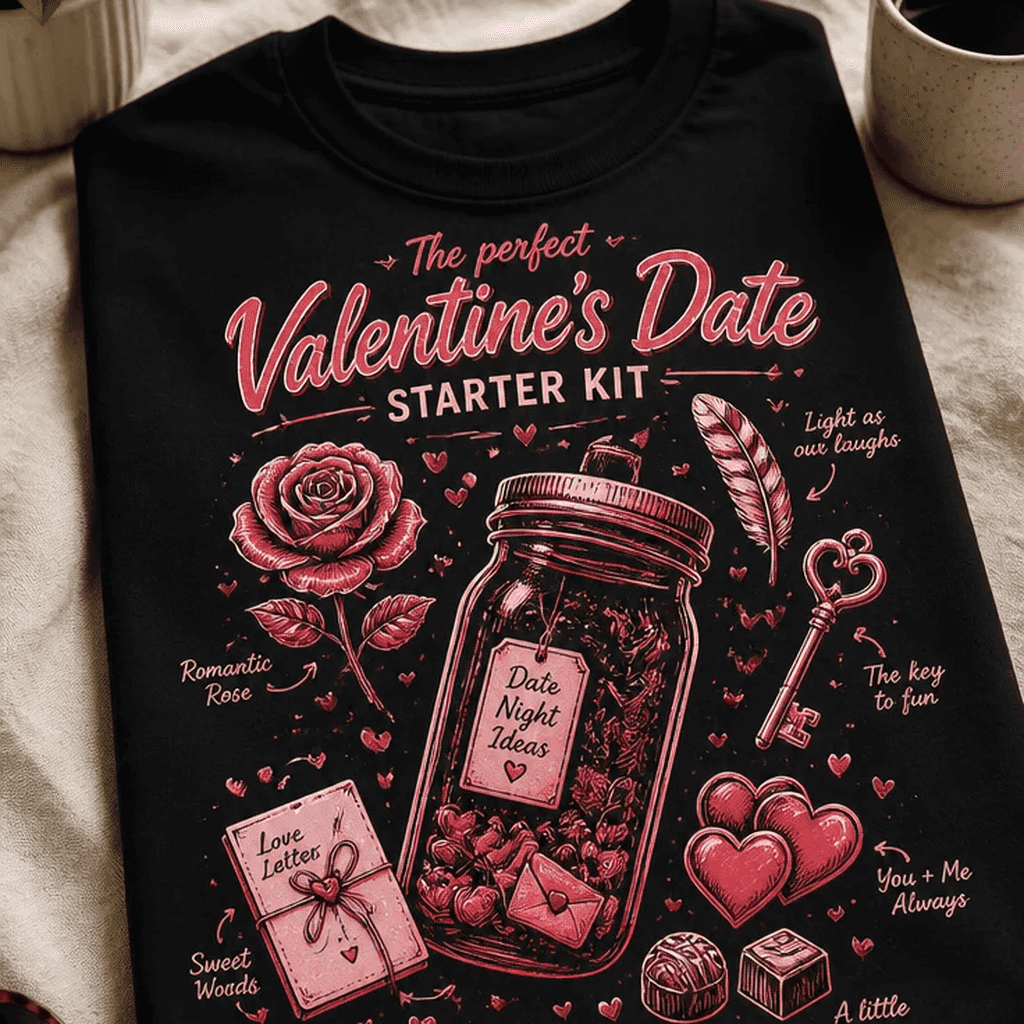 Majica za pare - The perfect Valentine's Date STARTER KIT