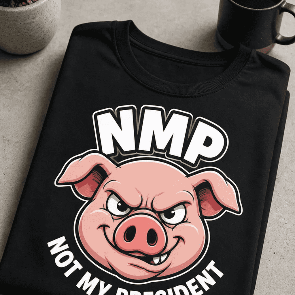 Majica za politično zbadljive NMP not my president