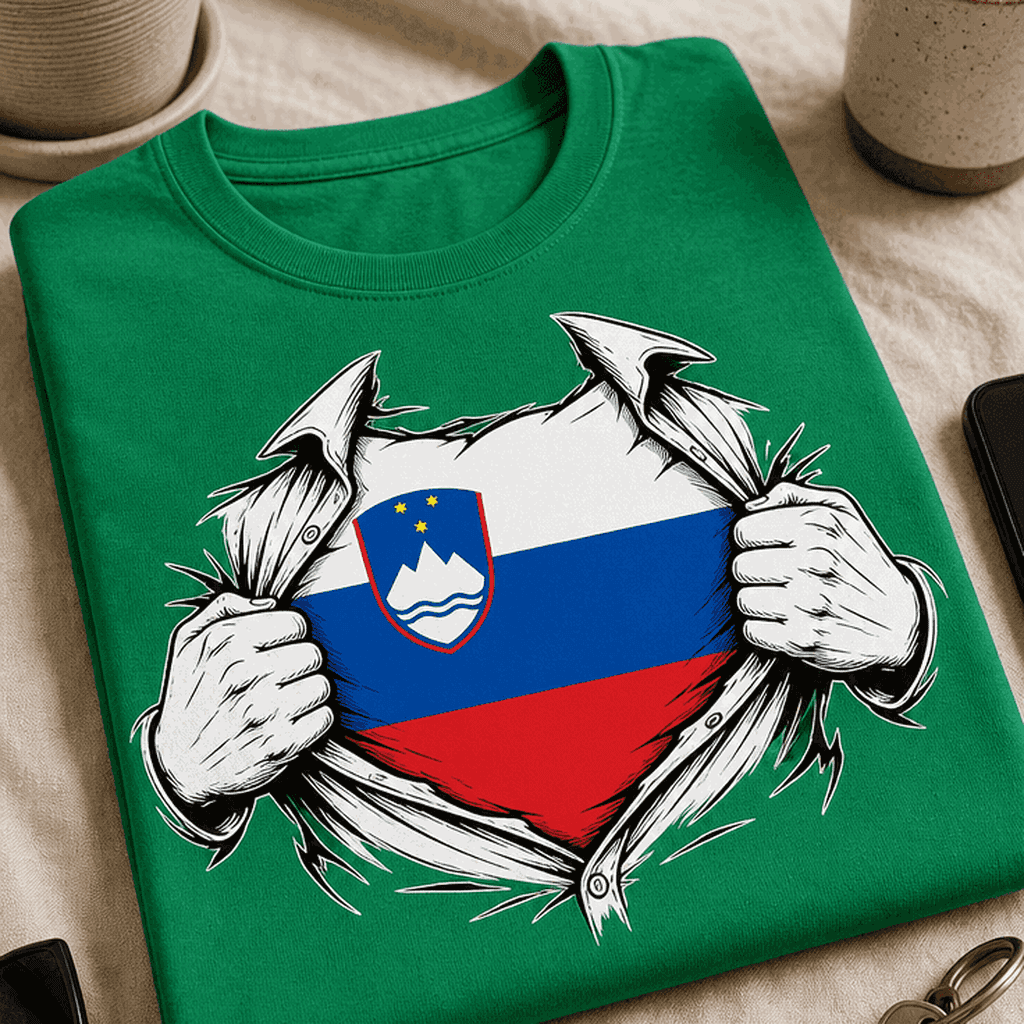 Majica za ponosne Slovence - Slovenija v srcu