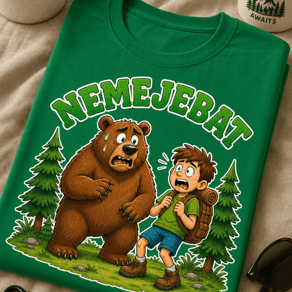 Majica za pohodnike in ljubitelje črnega humorja - NEMEJEBAT