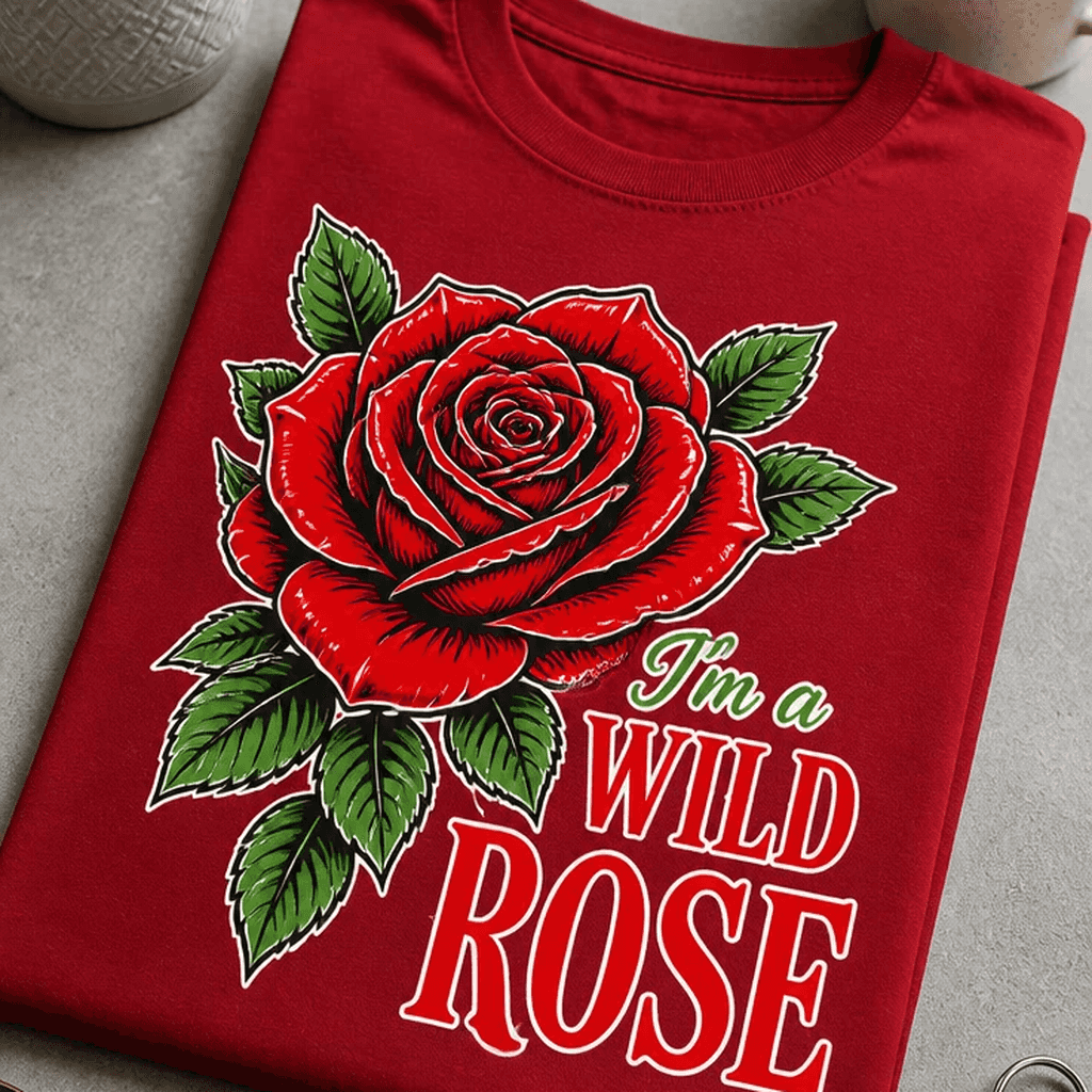 Majica za samozavestne ženske - I’m a WILD ROSE