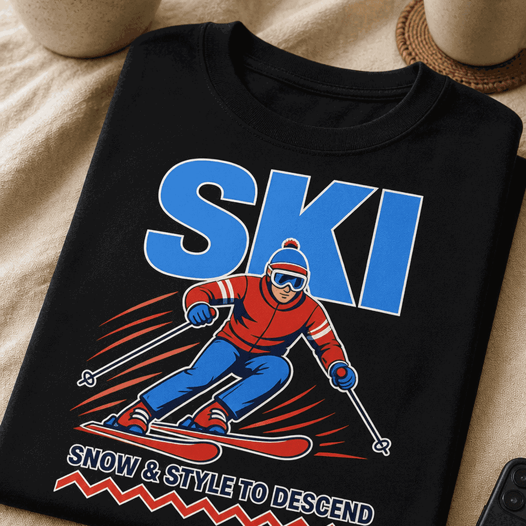 Majica za smučarje - SKI