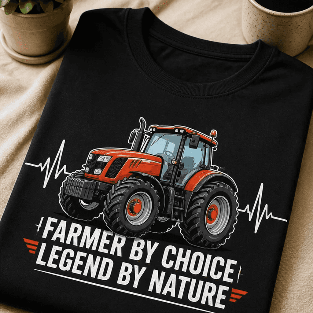 Majica za traktoriste - traktor s srčnim utripom