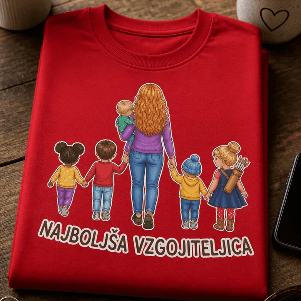 Majica za vzgojiteljico - NAJBOLJŠA VZGOJITELJICA