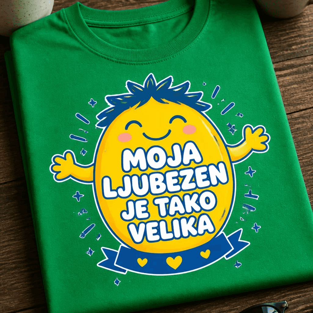 Majica za zaljubljene - MOJA LJUBEZEN JE TAKO VELIKA