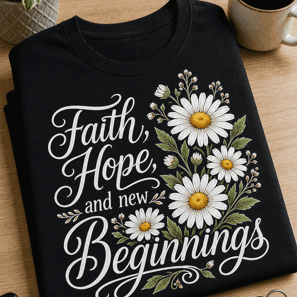 Majica za ženske - Faith, Hope, and new Beginnings