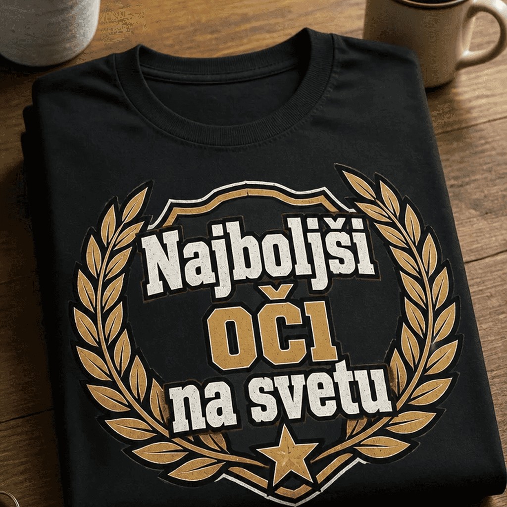Moška majica za očeta – Najboljši oči na svetu