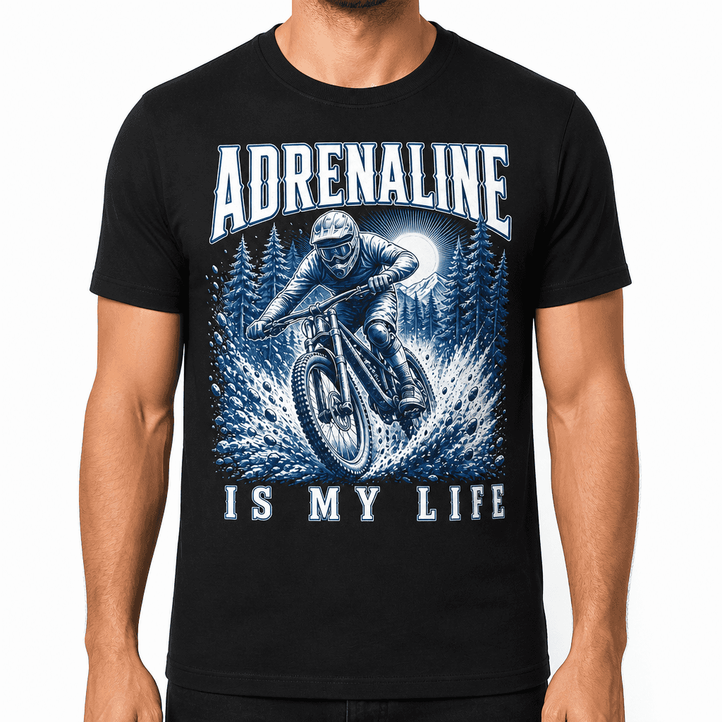 Majica za adrenalinske kolesarje - ADRENALINE IS MY LIFE