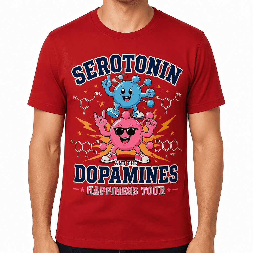 Majica serotonin in dopamini happiness tour