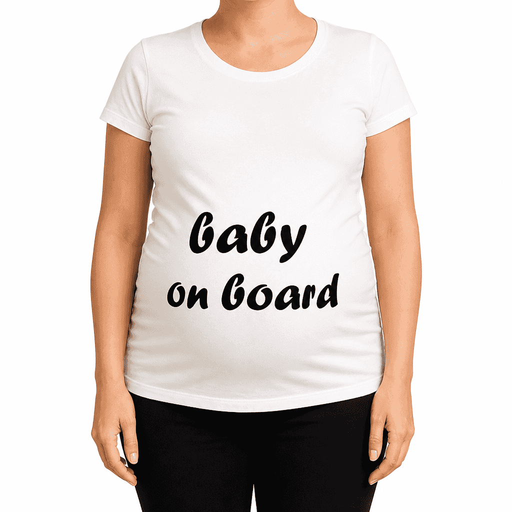Majica za nosečnice baby on board
