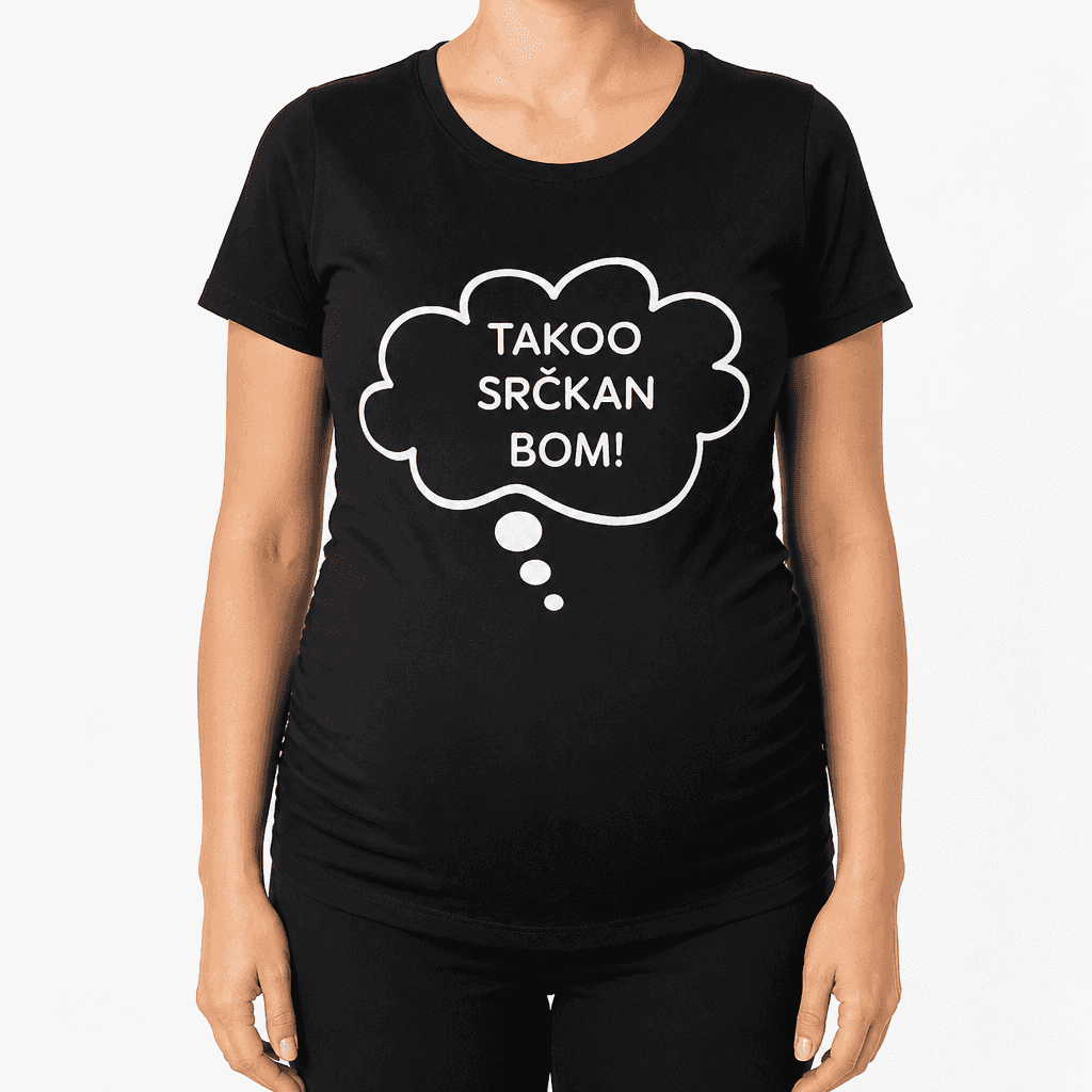 Majica za nosečnice TAKOO SRČKAN BOM!