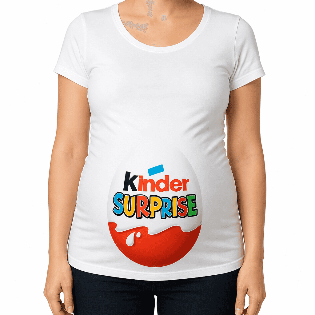 Majica za nosečnice kinder presenečenje