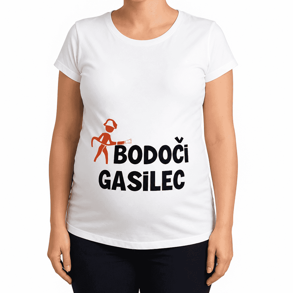Majica za nosečnice – BODOČI GASILEC