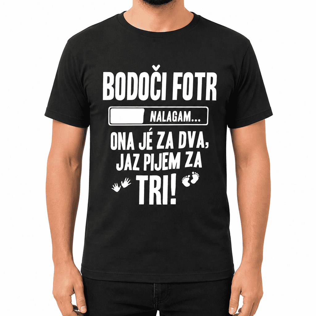 Smešna majica pijem za 3