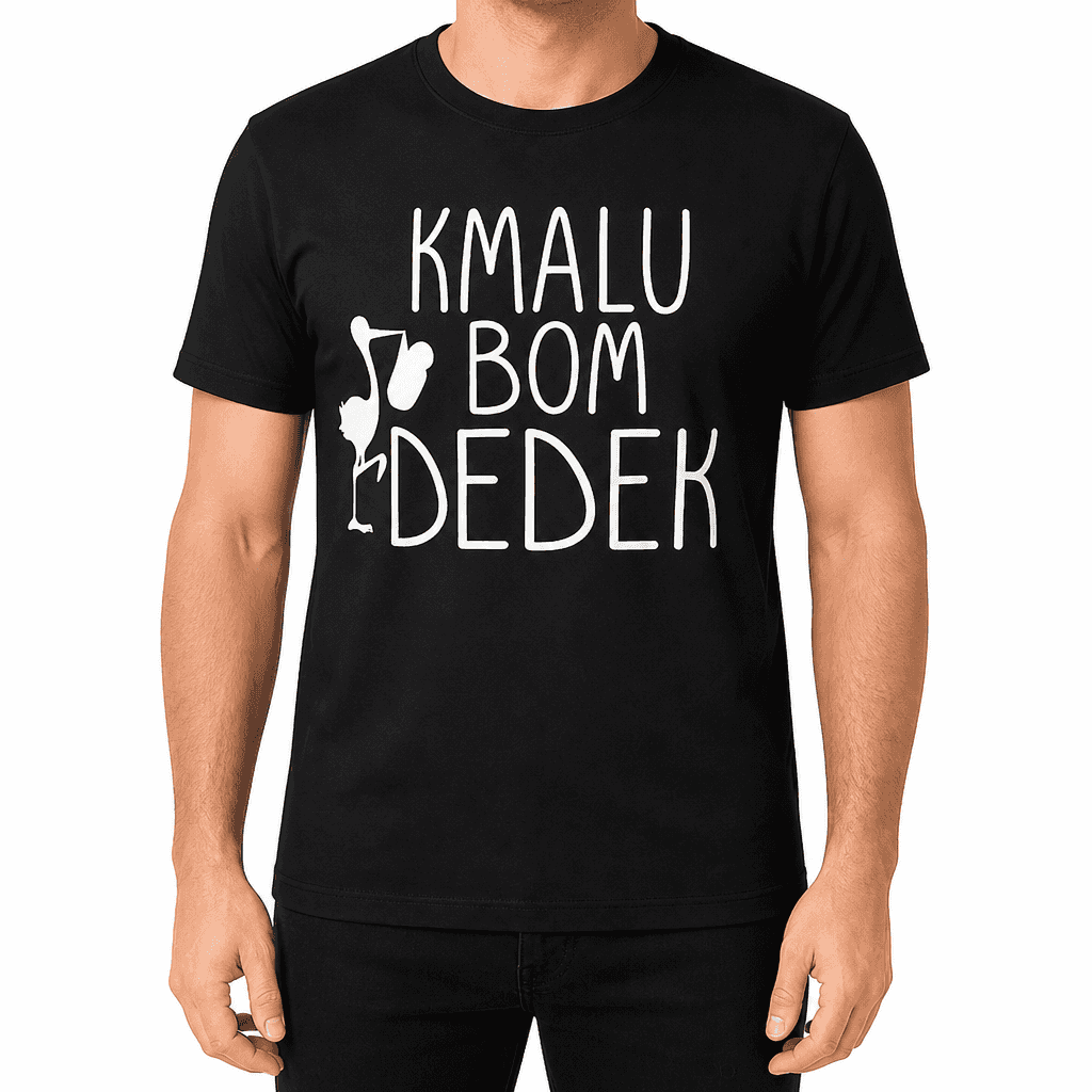 Smešna majica Kmalu bom dedek vol1