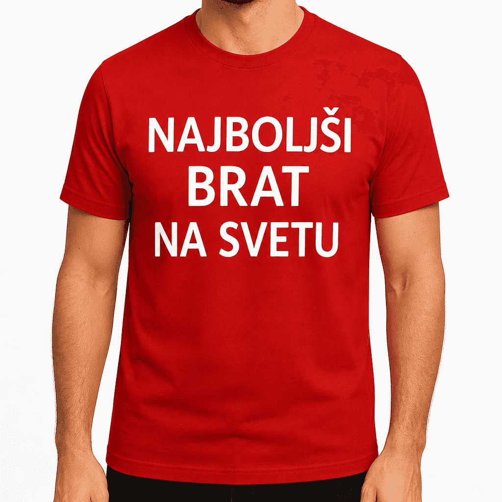 Smešna majica najboljši brat na svetu