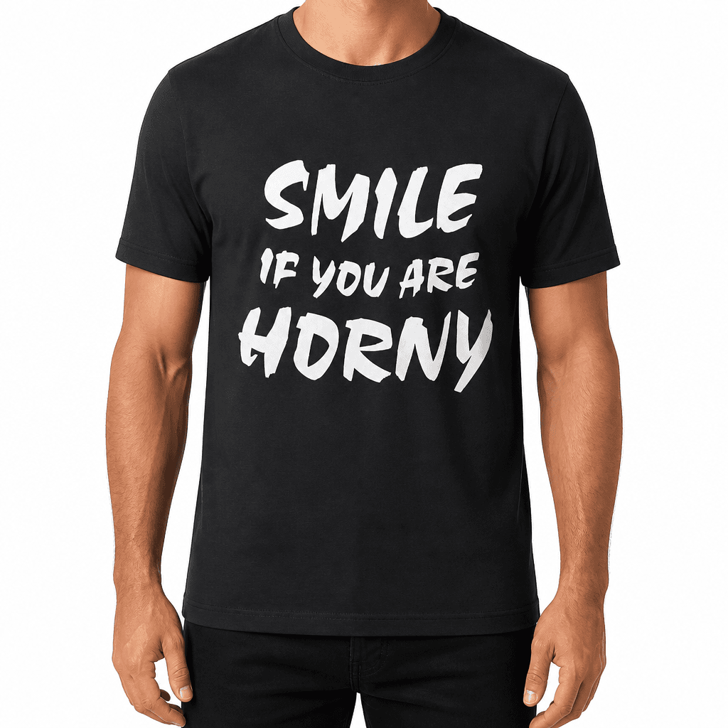 Smešna majica SMILE IF YOU ARE HORNY