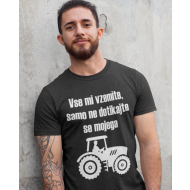 Smešna majica vse mi vzemite samo traktorja ne