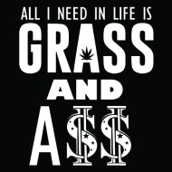 Smešna majica Grass & Ass
