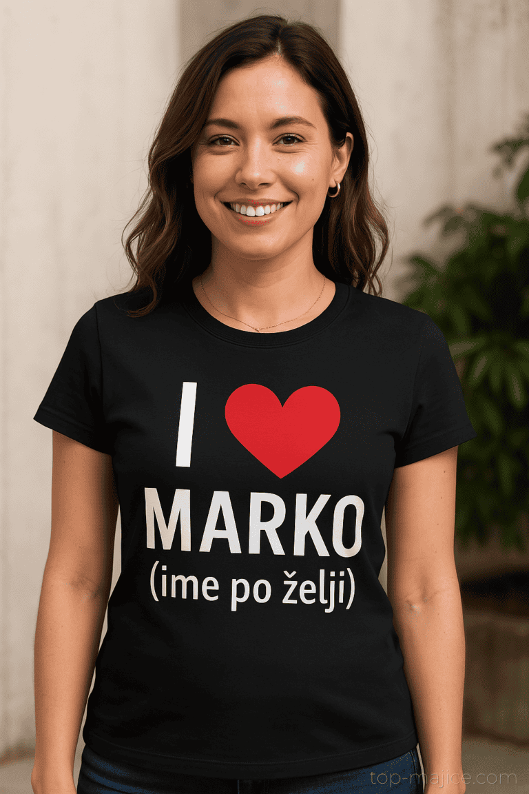 Majica i love ime po želji