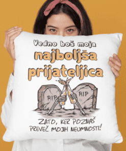 Zabavna blazina prijateljica za neumnosti