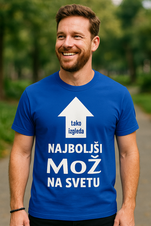 Majica najboljši mož na svetu