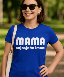 Majica za materinski dan mama najraje te imam