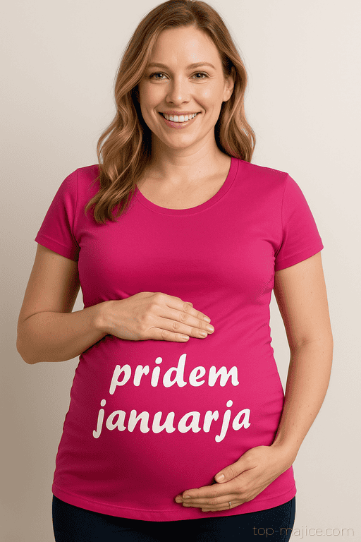 Majica za nosečnice pridem januarja