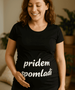 Majica za nosečnice pridem spomladi
