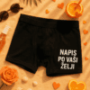 Moške boxer hlače z napisom (po želji)