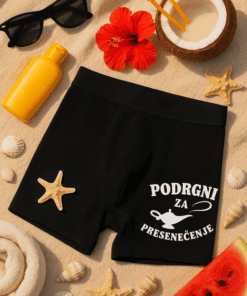 Moške boxer hlače podrgni za presenečenje