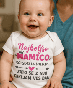 Otroški bodi crkljam se z mami