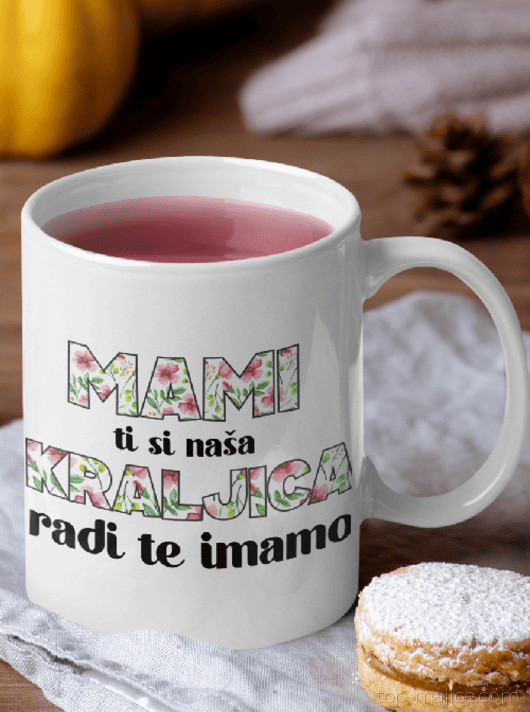 Skodelica mami ti si naša kraljica
