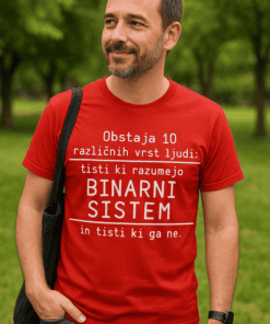 Smešna majica – binarni sistem