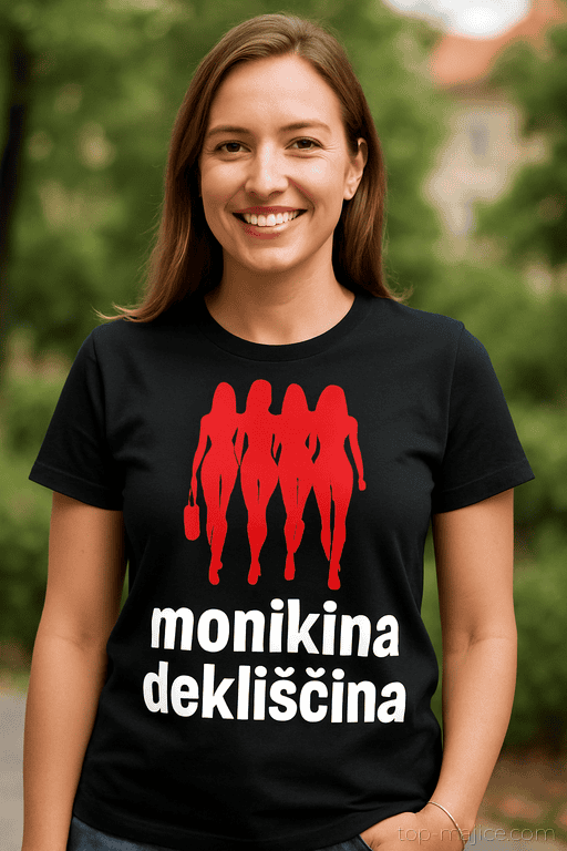 Smešna majica dekliščina hude mačke ime (po želji)
