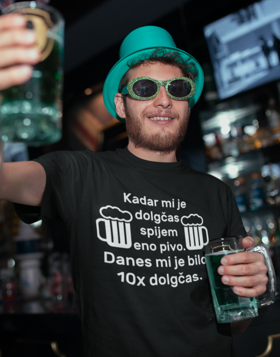 Smešna majica dolgčas pivo