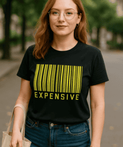 Smešna majica EXPENSIVE barcode