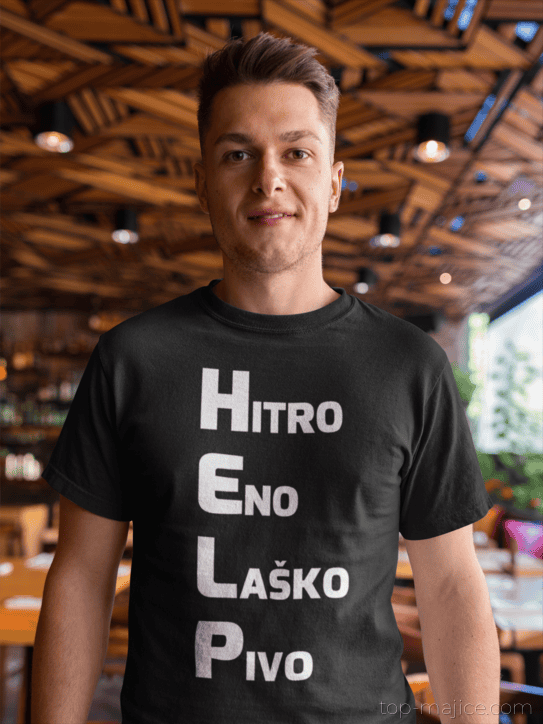 Smešna majica HELP