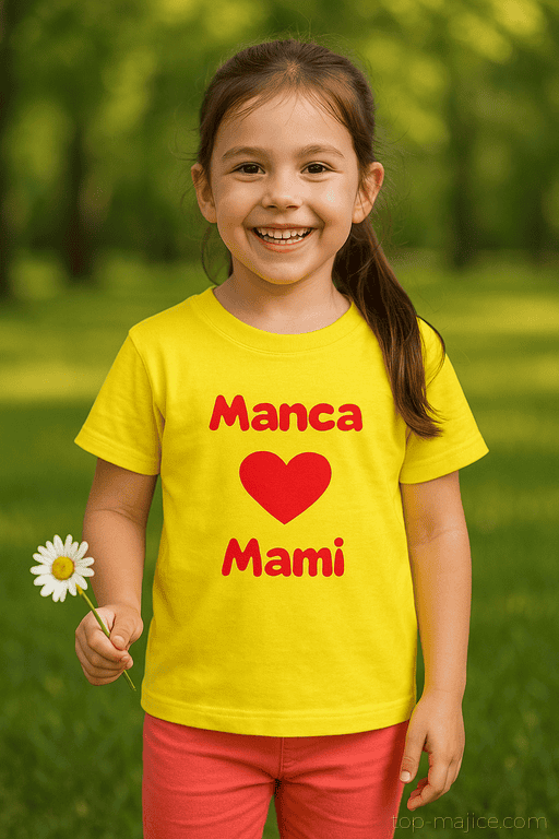 Smešna otroška majica (ime po želji) ❤ mami