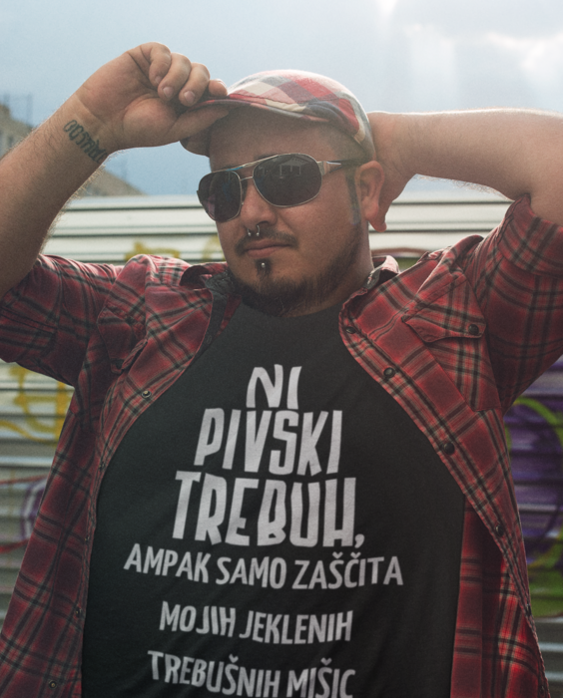 Smešna majica jeklene mišice