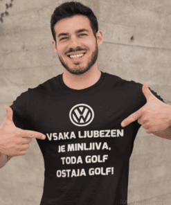 Smešna majica minljiva ljubezen – golf